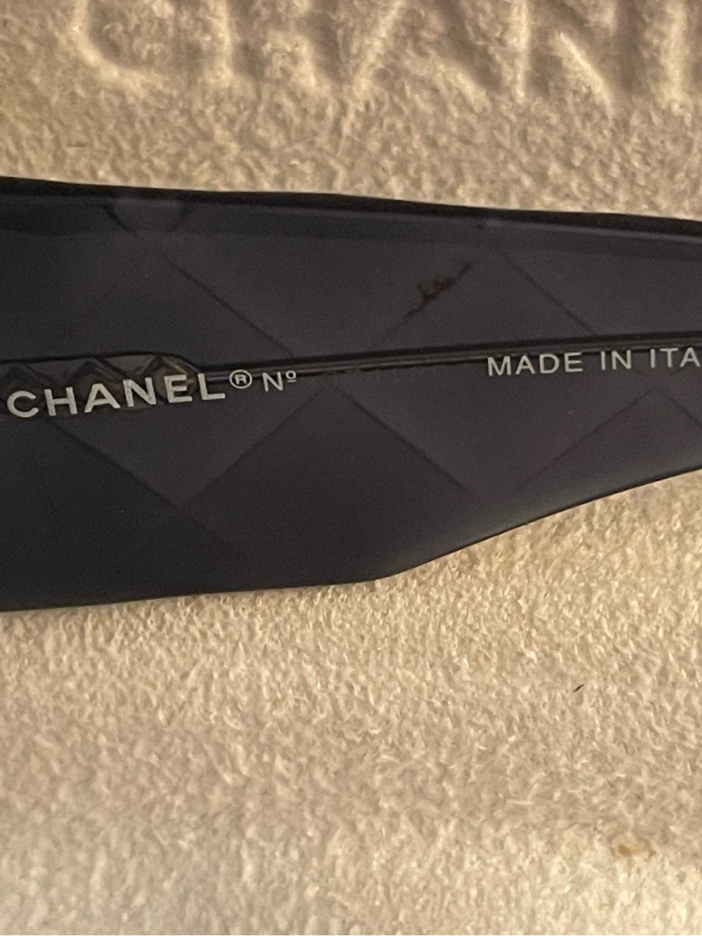 CHANEL 5019 LADIES BLUE/PURPLE GRADIENT SQUARE SUNGLASSES W/ ORIG QUILTED CASE - Picture 12 of 12